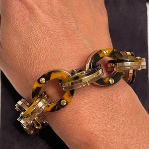Jcrew Tortoise Shell Statement Bracelet